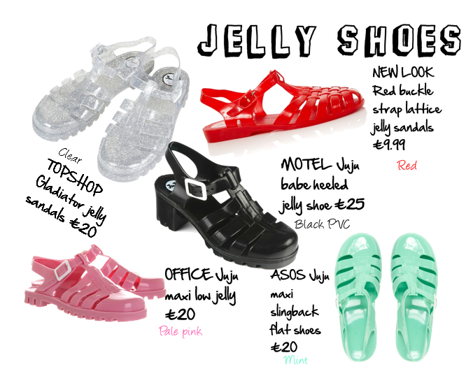 new look jelly sandals